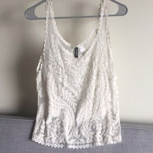 Sheer Lacey Tank